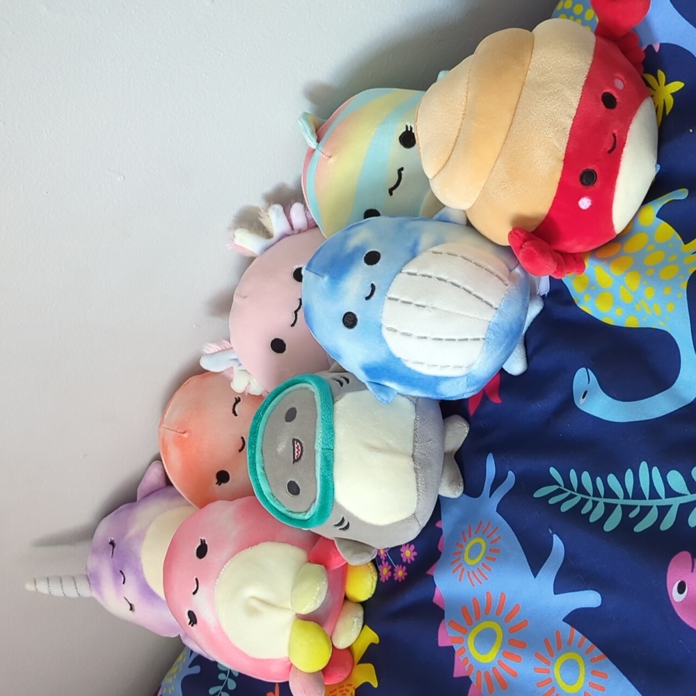 Squishmallow 8 pack of sea creatures